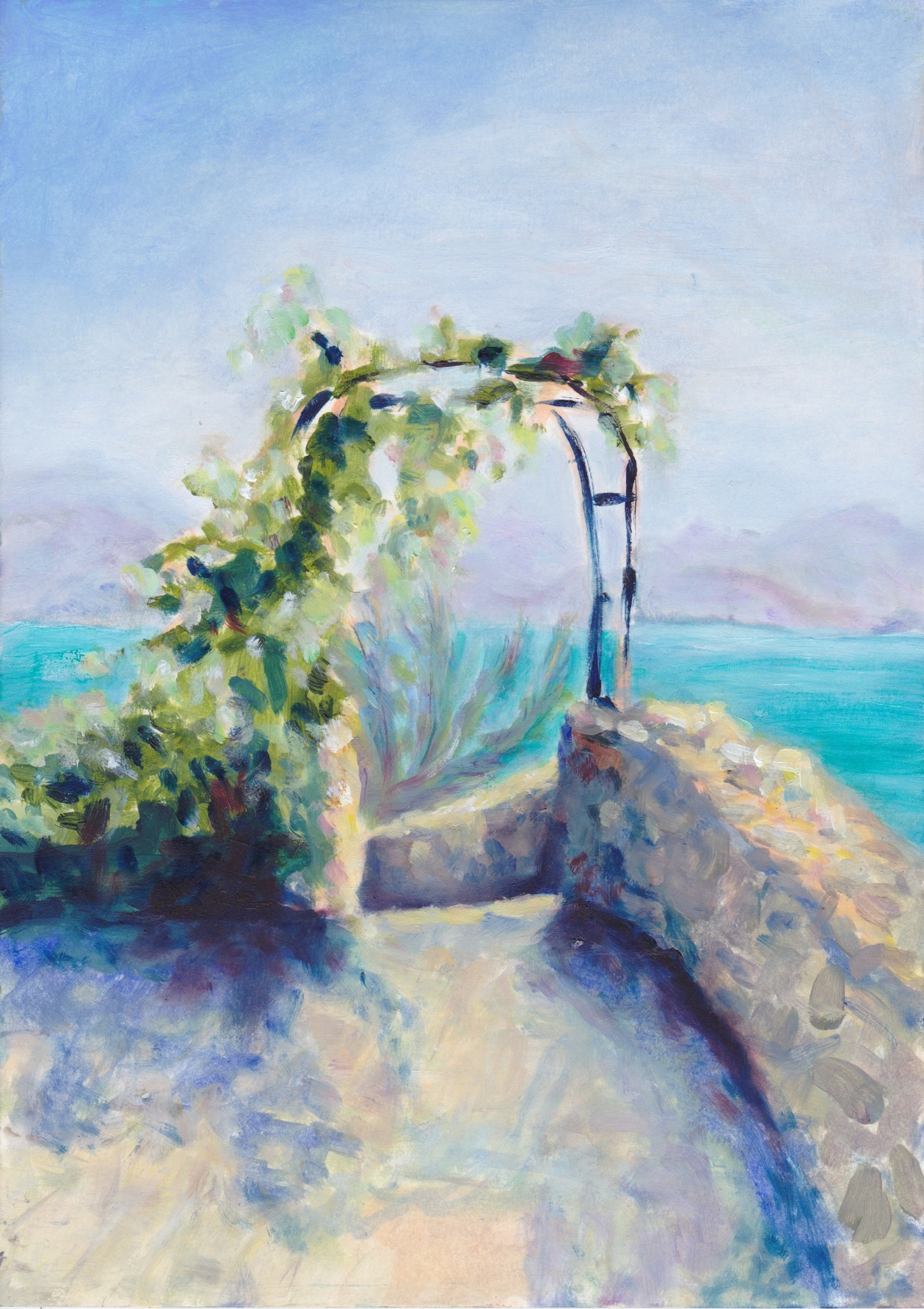 Adriatic Blues, oil painting by Olga Chelnokova